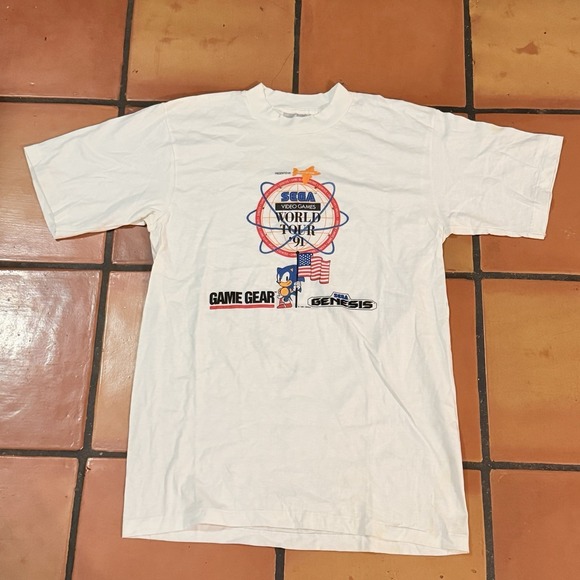 Oneida Other - Vintage 1991 Sega Genesis World Tour Shirt Size‎ Large
